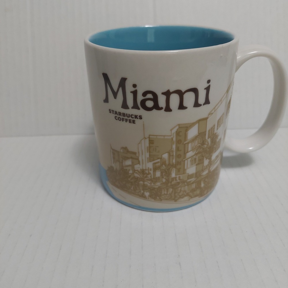 Starbucksâ 2011 Miami Global Icon Collector Series Coffee Mug 16 Fl Oz Cup
